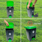 20L/5Gallon Dog Poop Trash Can Outside with Pooper Scooper & 50 Waste Bags- Outdoor Dog Poop Trash Can with Lid, Foot Pedal and Removable Inner Bin Waterproof and Odor Control