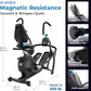 Teeter FreeStep Recumbent Cross Trainer Stepper, Zero-Impact Exercise Bike Alternative w/Patented Physical Therapy Stride, Up to 350lb, Free App w/Trainer Workouts