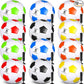 12 Pack Operation Christmas Bulk Items Soccer Ball with Pump Needles, Official Size 3/4/5 Soccer Ball Deflated Gift for Christian Charity Donation Training Practice