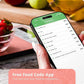 Greater Goods Nutrition Scale with Food Grade Glass, Perfect for Calorie Counting, Meal Prep, and Weight Loss (Coral Pink)