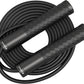 Weighted Jump Rope for Men, Women (1.5LB) - Alloy Steel Handles, Speed Skipping Rope, Gym,Indoor/Outdoor - Fitness, Workout, Boxing - Solid PVC & Cotton Rope