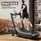Exercise Treadmills，Manual Curved Treadmill ，Foldable， Non-Electric， Walking/Running Machine with LCD for Home & Office ，Black
