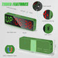 Small Gym Timer Clock Stopwatch Magnetic Workout Interval Timer, Large LED Digital Display, Home Accessories Countdown Clock for Home Gym Garage Schools