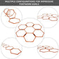 Yes4All Hex Agility Rings/Speed Rings with Carrying Bag – Hexagon Rings, Agility Hurdles for Agility Footwork Training