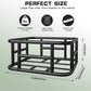 RAYMACE Rear Rack Bike Basket with Cargo Net and Liner Large Bicycle Basket Perfect Mount for Electric Bike