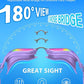 Swim Goggles, Unisex Adult Swimming Goggles Anti Fog Anti UV No Leakage Wide View for Men Women Youth