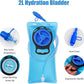 Reflective Hydration Backpack, Hydration Pack - Water Backpack with 2L/3L Hydration Bladder, Essential for Festivals - Rave Hydration Pack for Hiking, Running, Cycling, and Festivals