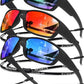 Polarized Sports Sunglasses Men UV400 Protection Lightweight Wrap Around Goggles for Cycling Fishing Driving Running