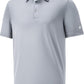 Mens Polo Shirts Short Casual Solid Stylish Dry Fit Performance Designed Collared Golf Polo Shirts for Men