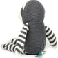 100% Organic Cotton Baby Toys 7.1" Sloth Stuffed Animal for Newborn (Grey)