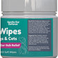 Benefit Pet Products Dog Ear Wipes - Ear Cleaner for Dogs to Prevent Infections, Itching & Odor - Aloe & Eucalyptus, Grooming Wipes - 100 Count