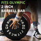 Olympic Bumper Plates Set, 2" Weight Plates for Strength Training & Weightlifting, Paris or Set or Set with Barbell, Multiple Options