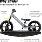 Strider 12” - Helps Teach Baby How to Ride a Balance Bicycle - for Kids 6 Months to 4 Years - Easy Assembly & Adjustments