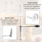 Tornado Spiral Potato Cutter Set, Manual Tornado Spiral Potato Cutter with 4pcs Stainless Steel Skewers Vegetable Spiralizer for Fry Chips Making Practical Kitchen Gadgets