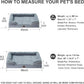 WNPETHOME Dog Beds for Large Sized Dogs, Washable Orthopedic Dog Couch Sofa Bed with Waterproof Lining & Non-Skid Bottom for Pet Sleeping