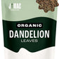 J Mac Botanicals, Organic Dandelion Leaves (4 oz bag) USDA Certified Organic Dandelion leaf tea, te diente de leon organico, Packaged in the USA, Cut and Sifted, No Caffeine