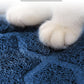 Yimobra Cat Litter Mat, 35.4"x23.6" Litter Box Mat with Litter Lock Mesh, Soft Cat Litter Mat Litter Trapping Mat, Easy to Clean, Non-Slip, Water Resistant, Litter Free Floors, Dark Blue