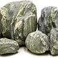 Aquarium Stone Green River Rock 40LB Rocks aquascaping Fish Tank Decor Rocks for Aquariums Fairy Gardens Model Railroads Dioramas Wargaming Mosaic Art（4-10inch / 7PCS）