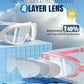 Rantizon Swim Goggles 2 Pack, Wide View Anti Fog&UV Swimming Goggles for Audlt, No Leaking Swim Glasses for Men Women Kids