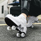 Roller Skate Shoes for Women Four Rounds Children's Roller Skates Shoes That Turn into Rollerskates Sneakers Outdoor Light Shoes with Wheels for Girls/Boys