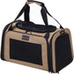 PETSFIT Pet Carrier for Cat, Small Dogs, Dog Carrier Airline Approved, TSA Approved Soft Cat Carrier for Travel, Small Animal Carrier for Pets Under 12 Lbs, Khaki