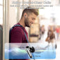 Wireless Earbuds, Bluetooth 5.4 Headphones, ENC Noise Cancelling Mic Ear buds with Stereo Bass, 48H Playtime Earphones , LED Display, IP7 Waterproof In Ear EarBuds for Phone Android iOS Sports, Black