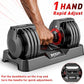 25/55lbs Adjustable Dumbbells Set, Dumbbells with Anti-Slip Metal Handle for Exercise & Fitness Fast Adjust Weight for Full Body Workout Fitness