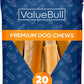 ValueBull Himalayan Yak Cheese Dog Chews, Medium, 10 ct - Long Lasting for Aggressive Chewers, All Natural, Healthy & Safe, Low Odor Nepal Yak Milk Chews