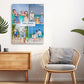 MUNDAZE Custom Collage Metal Poster, Personalized Photo Prints with Text, Glossy Aluminum, Customize with Your Own Pictures, Great Gift for Family, Friends, Ships From USA 18.75" X 15"