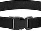 Breakaway Cat Collar Leather with Removable Bell - 13 Colors Available - Soft Adjustable Girl Boy Safety Lightweight Pet Kitten Collars Pink Brown Blue Green Red Orange Black (Black)