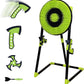 Leeray 3-in-1 bristle axe target board game - throwing target game set with throwing axes, lawn darts, and ninja throwing stars - axe throwing game for backyard outdoor games for kids and adults