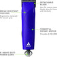 Andis 24820 EasyClip Professional-Animal 7-Piece Detachable Ceramic Blade Clipper Kit, Frustration Free Packaging, Corded Electric, Purple
