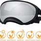 Large Dog Sunglasses, Dog Goggles with Adjustable Strap UV Protection Winproof Dog Puppy Sunglasses, Suitable for Medium-Large Dog Pet Glasses, Dogs Eyes Protection