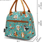 FlowFly Insulated Lunch Cooler Bag - Tote Bag Organizer for Women/Men, Dog