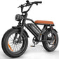 Electric Bicycle for Adults - 20”x 4”Fat Tire, Peak 1000W Motor, 7 Speed Electric Motorcycle Bicycle, 48V/18.2AH Detachable Battery Long Seat Electric Bike,Up to 28MPH/30-60Miles Electric Dirt Bike