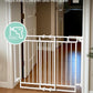 Grownsy Baby Gate for Stairs- No Bottom Bar, Adjustable Width 32” to 48” for Child and Pet, Dog Gate with Auto-Close & One-Hand Operation, Screw-in Installation for Doorways and Indoor Use