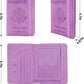 Melsbrinna RFID Passport Holder for Travel, Unisex Adults, Purple, Faux Leather, Travel Wallet, Passport Cover, RFID Protected
