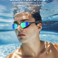 Swim Goggles, Unisex Adult Swimming Goggles for Men Women Youth - Anti Fog, Anti UV, No Leakage, HD Wider View