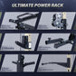 MAJOR FITNESS Drone3 Power Rack, Multi-Function Home Gym Squat Rack with Pull-Up Bar, Cable Crossover & J-Hooks, Heavy-Duty Steel Frame for Maximum Stability & Strength Training