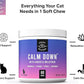 Calming Chews for Cats - Cat Calming Treats for Anxiety, Stress Relief Aid, Storms, Grooming, Fireworks, Separation, Travel, & Motion Sickness - Made in USA (60 Soft Chews- Cat)