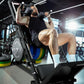 RitFit Adjustable Leg Press and Hack Squat Machine with Weight Plate Set, Professional Home Gym Equipment with Linear Bearings, Specialized for Complete Lower Body Workouts and Weight Storage Posts