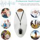 WRINERY Oxygen Saturation Monitor, Pulse Oximeter Fingertip, Oxygen Monitor, O2 Saturation Monitor, OLED Portable Oximetry with Batteries, Lanyard (Royal Black-Silver)