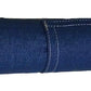 15" Cat Kicker Toy with Refillable Catnip Pocket (Denim) - Filled with Premium Canadian Catnip