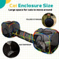 LUCKITTY Outdoor Rainbow Cat Enclosures Playground,Outside House for Indoor Cats Include Portable Tent, 2 Way with 2 Cube Tunnel, for Kitty and Small Animals,Within Storage Bag