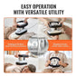 VEVOR Chiropractic Massager with Heat and Adjustable Vibration, Professional Orbital Handheld Therapeutic Body Massage Tool for Back, Neck, Shoulder Muscle Pain Relief