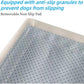 Split Ottoman Dog Ramp, Folding Pet Ramps Stairs for Couch, Pet Ramps Stairs for Small and Large Dogs, Holds up to 220 lbs (Blue, One Size)