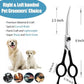 Dragon Creek 6" Upward Curved Dog Grooming Scissors Shears for Grooming Face and Paws Safety Shears Trimming Cutting Scissors for Dog Cat Pet Black