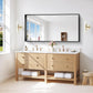 Black Bathroom Mirror, 24x48 Inch Rectangular Framed Mirror, Large Wall Mounted Bathroom Vanity Mirror Over Sink for Bedroom,Restroom, Living Room, Hangs Vertically or Horizontally