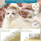 FURGO 3-in-1 Pet Steam Brush for Dogs & Cats – Reduces Static, Long-Pin Head for Long Hair, One-Click Release Button, Dog Spray Brush for Shedding Control (Long)