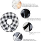CuteBone Inflatable Dog Cone with Removable Soft Fleece Covers for Small/Medium/Large Dogs and Cats Neck Donut Collar After Surgery
